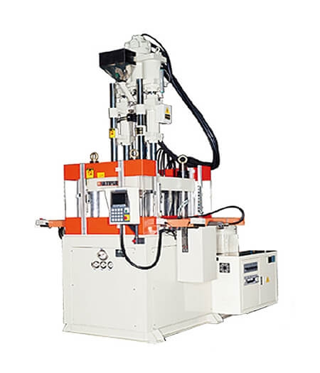 Double Shuttle Table-Vertical Clamping Injection Molding Machine