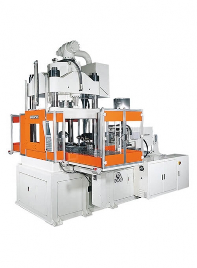 Double Shuttle Table-Vertical Clamping Injection Molding Machine